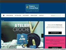 Tablet Screenshot of espacegrandrue.com